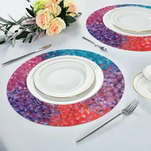 A Field Of Energy S Linen Placemat (Round)