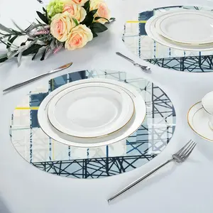 Once In A Lifetime Linen Placemat (Round)