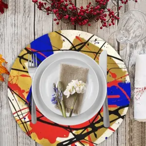 Meghan Linen Placemat (Round)