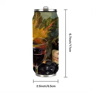 Bright Still Life With Wine Coke Can Mug