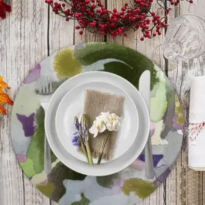 Mallow I Linen Placemat (Round)