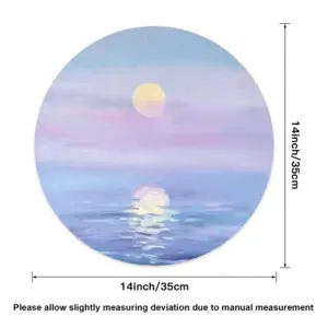 The Sea Moonlight Linen Placemat (Round)