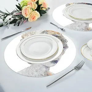 Queen Elizabeth 2 Linen Placemat (Round)