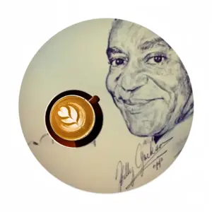 Bill Cosby Portrait Linen Placemat (Round)