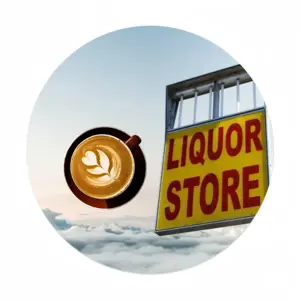 Liquor Store Linen Placemat (Round)