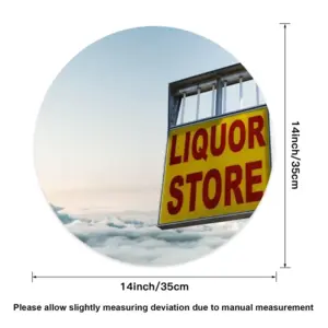 Liquor Store Linen Placemat (Round)