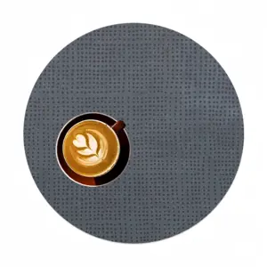 Anthracite Linen Placemat (Round)