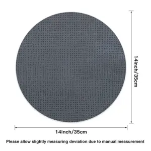 Anthracite Linen Placemat (Round)