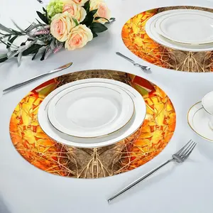 Native Desert Dweller Linen Placemat (Round)