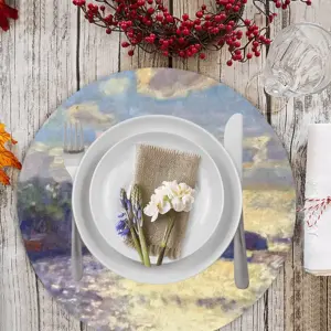 Bay Chekhov Linen Placemat (Round)