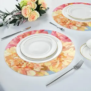 Beautiful Summer Linen Placemat (Round)