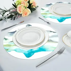 Watersprite Lake Linen Placemat (Round)