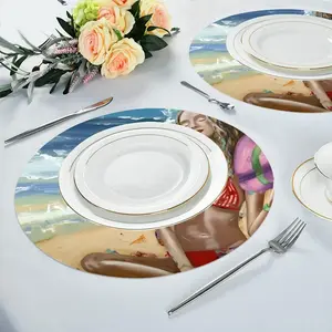 The Sea’S Bride Linen Placemat (Round)