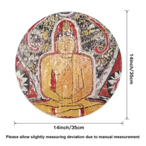 Murals Of Buddha Linen Placemat (Round)