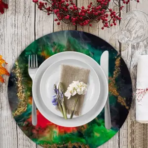 Triffid Linen Placemat (Round)