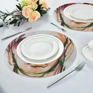 Dashing Through Linen Placemat (Round)