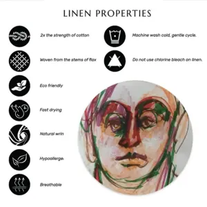 Dashing Through Linen Placemat (Round)