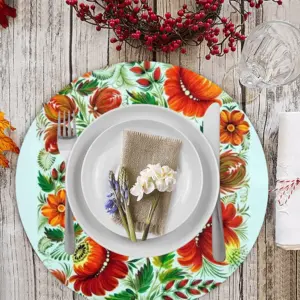 Anneliese Linen Placemat (Round)