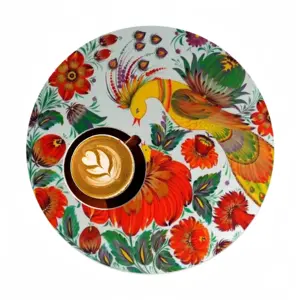 Caring Mother Linen Placemat (Round)