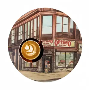 Optimo Cigars New York City Linen Placemat (Round)