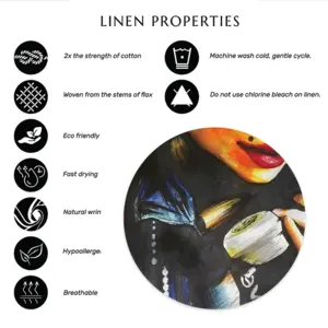 Call Linen Placemat (Round)