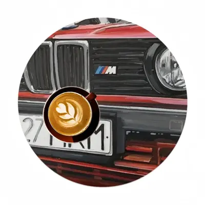 Bmw M3 Linen Placemat (Round)