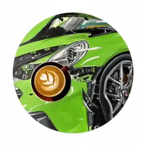 Porsche Gt3 Crash Linen Placemat (Round)