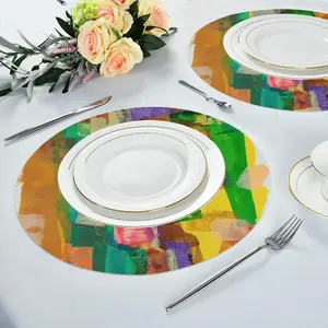 Mixing Linen Placemat (Round)