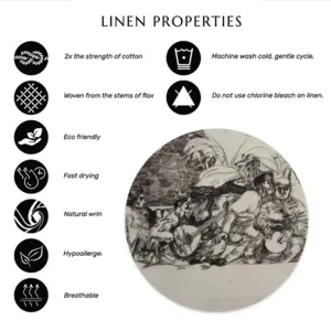 Players Eaters Linen Placemat (Round)