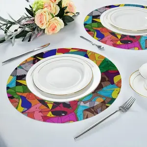 Bedlam 2 Linen Placemat (Round)