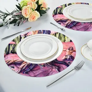 Anguish Linen Placemat (Round)