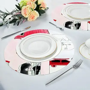 Dream House Linen Placemat (Round)