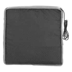 Black Square Cropped Electric Foot Warmer