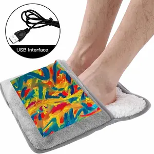 Burning Flame Electric Foot Warmer