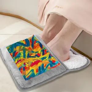 Burning Flame Electric Foot Warmer