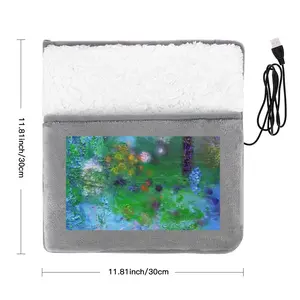 Blossoms On The Pond Electric Foot Warmer