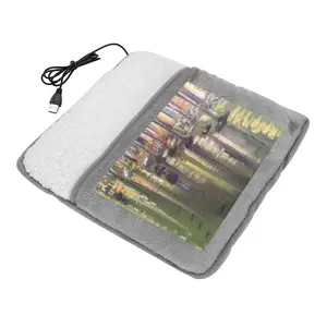 Paris On A Rainy Night Electric Foot Warmer