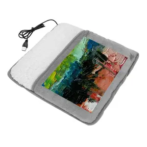 Colored Abstract Electric Foot Warmer