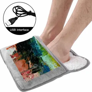 Colored Abstract Electric Foot Warmer