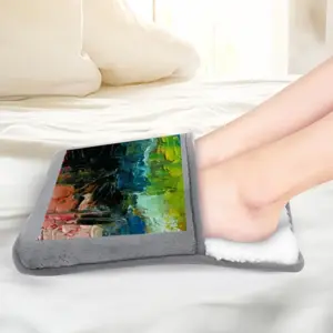 Colored Abstract Electric Foot Warmer