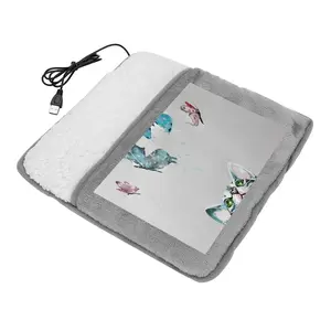 Cat And Butterflies Electric Foot Warmer