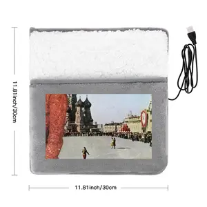 Lady In Red Square Electric Foot Warmer