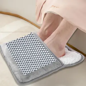 Black-And-White Electric Foot Warmer