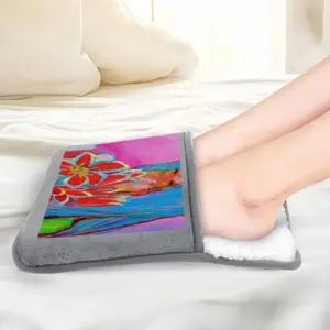 Girl With Tulips Electric Foot Warmer