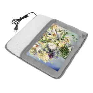 Summer Flowers Electric Foot Warmer