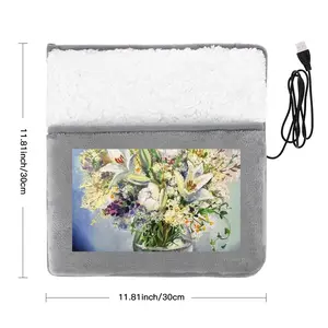 Summer Flowers Electric Foot Warmer