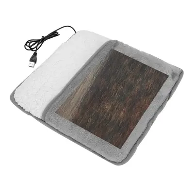 Rustic Wood Electric Foot Warmer