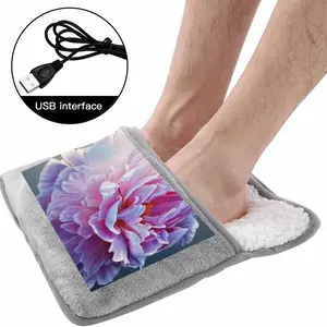 Mesmerizing Peony Electric Foot Warmer