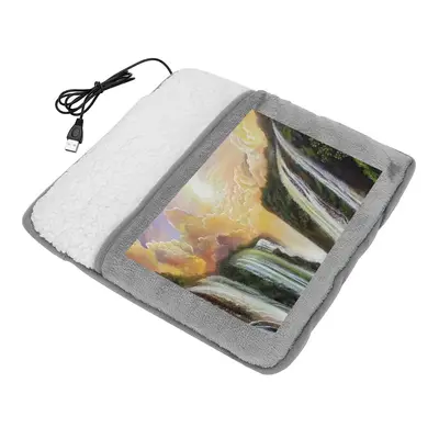 Among The Waterfalls Electric Foot Warmer