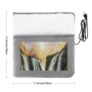 Among The Waterfalls Electric Foot Warmer